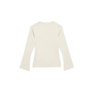 Mint Velvet Neutral Ruched Cotton Henley Top